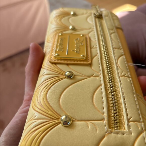 Disney Loungefly Beauty And The Beast 30th Anniversary Belle Yellow Dress Wallet - Picture 6 of 16